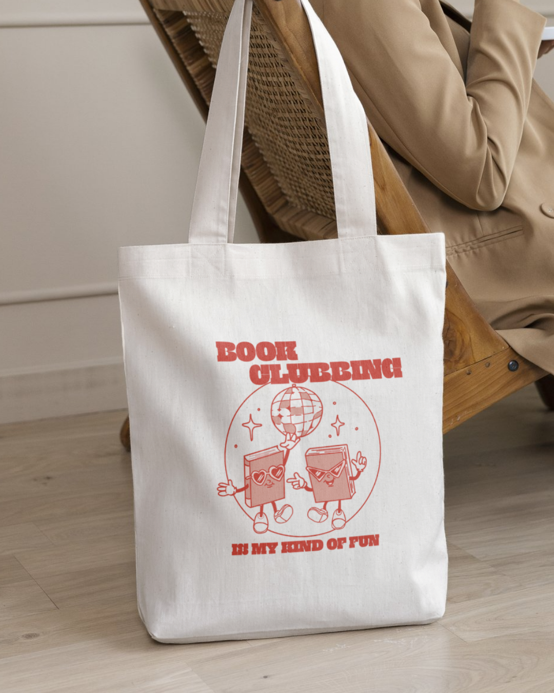 Tote Bag - Book Clubbing